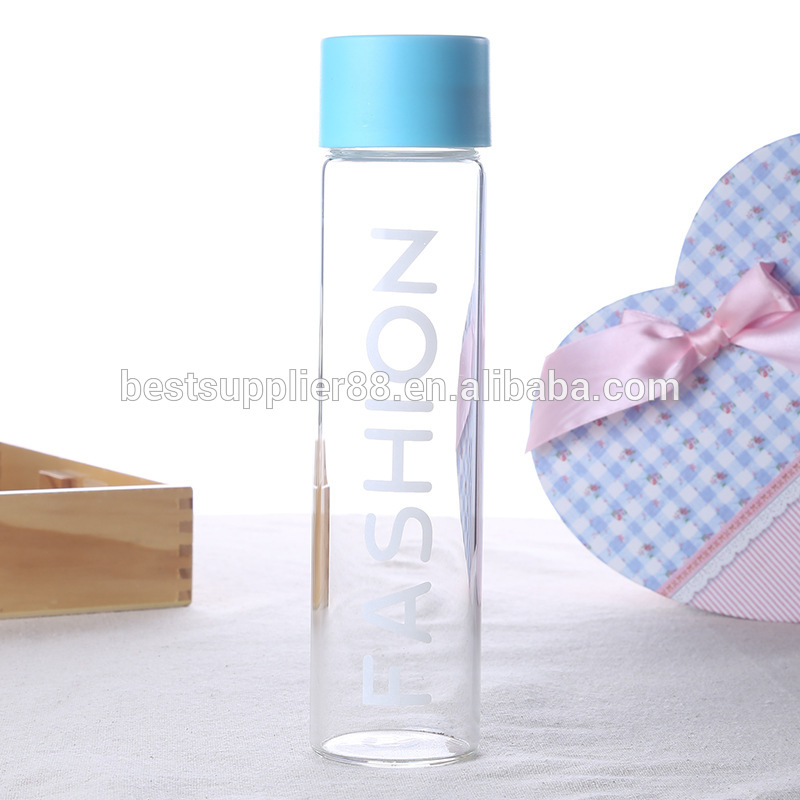 clear empty glass water bottles sports drinking bottles voss style glass bottles