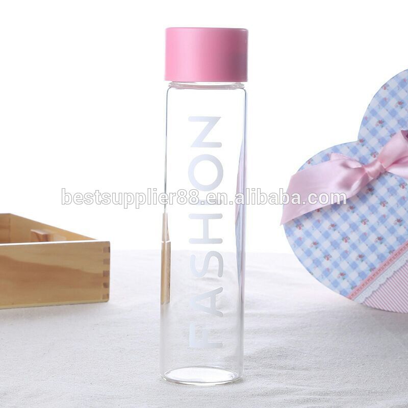 clear empty glass water bottles sports drinking bottles voss style glass bottles