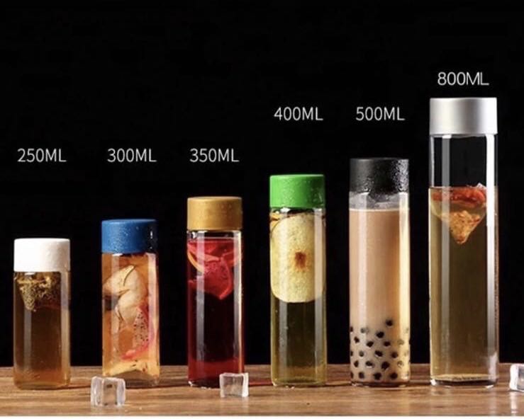 clear empty glass water bottles sports drinking bottles voss style glass bottles