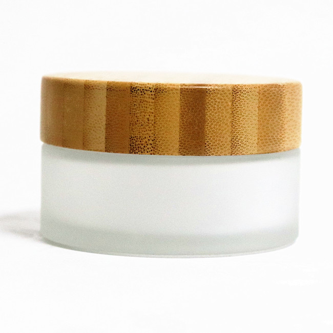clear frosted white glass black glass jar 5g 10g 15g 20g 30g 50g 100g square glass jar empty cosmetic bamboo cream jar