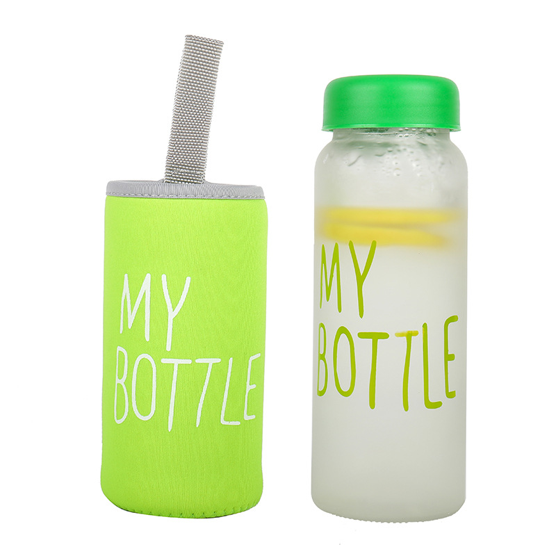 clear glass beverage drinking milk juice bottle water bottle with plastic cap