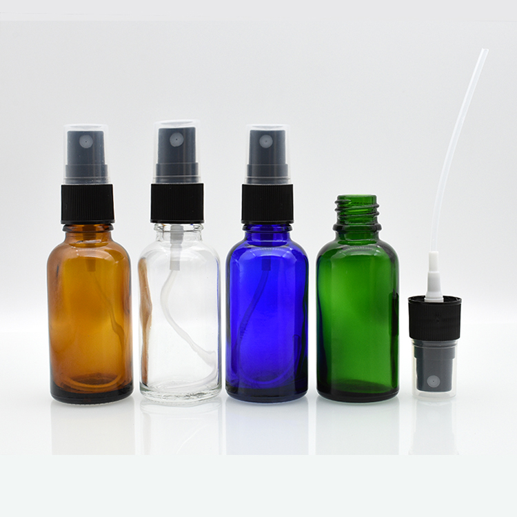 clear green blue 5 ml 10 ml 10ml 15 ml 20ml 50 ml 100 ml 5ml 30ml amber pump glass mist spray perfume bottle glass spray bottle