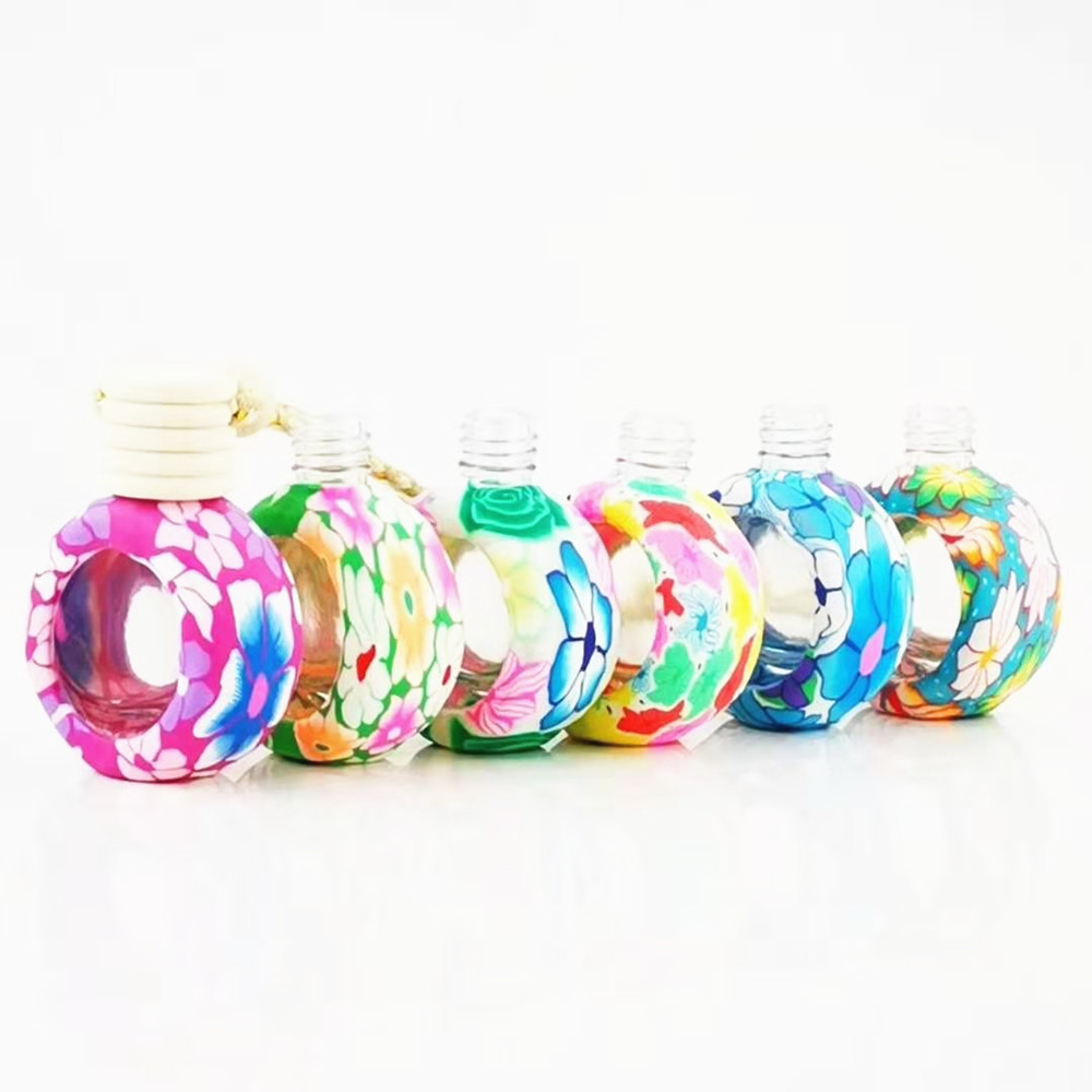 clear kinds of shape car diffuser bottle 5ml-15ml Plug into the air outlet of the car air conditioner 6ml car air freshener