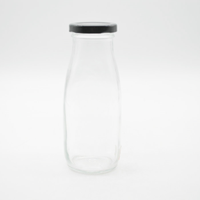 clear square milk bottle for drinking