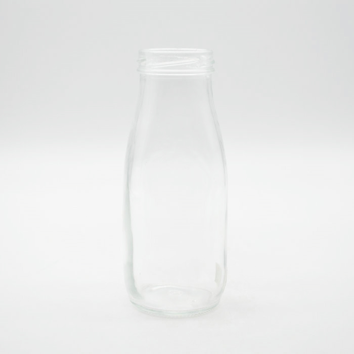 clear square milk bottle for drinking