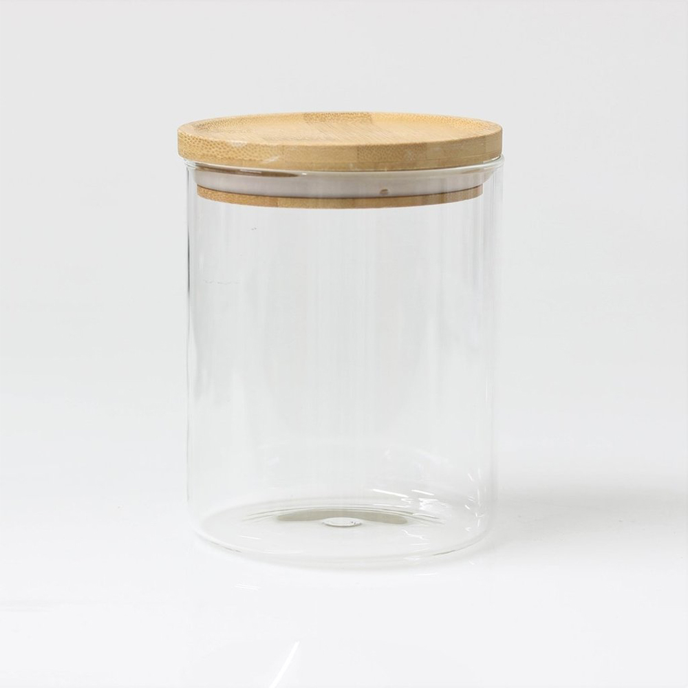 clear storage jars / tall glass containers / glass containers with lids