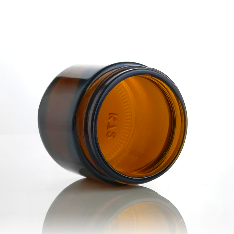 cobalt blue matte black amber cream glass jar cosmetic 100ml 50ml 60ml