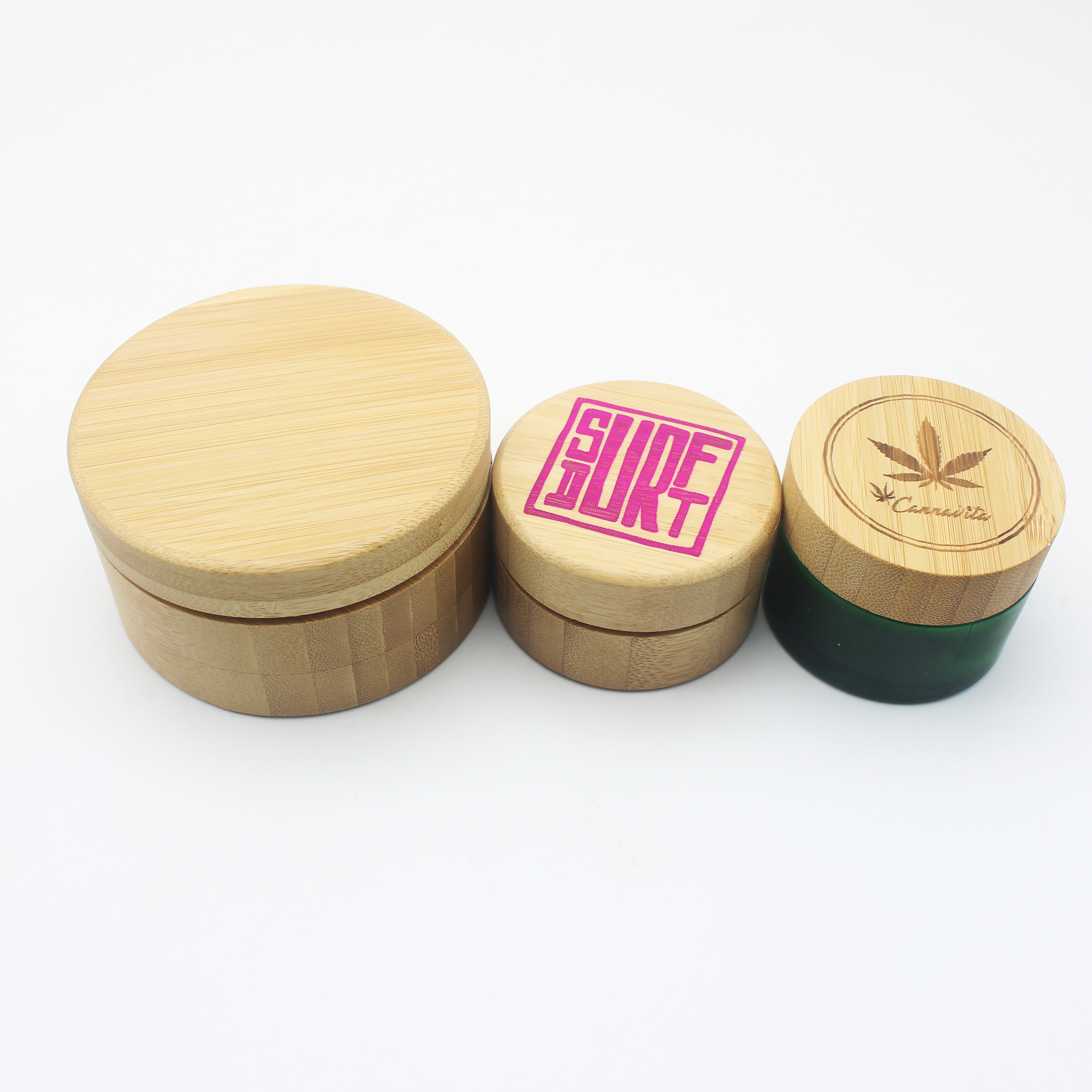 coffee spice tea food grade packaging bamboo aluminum jar container BP-320K