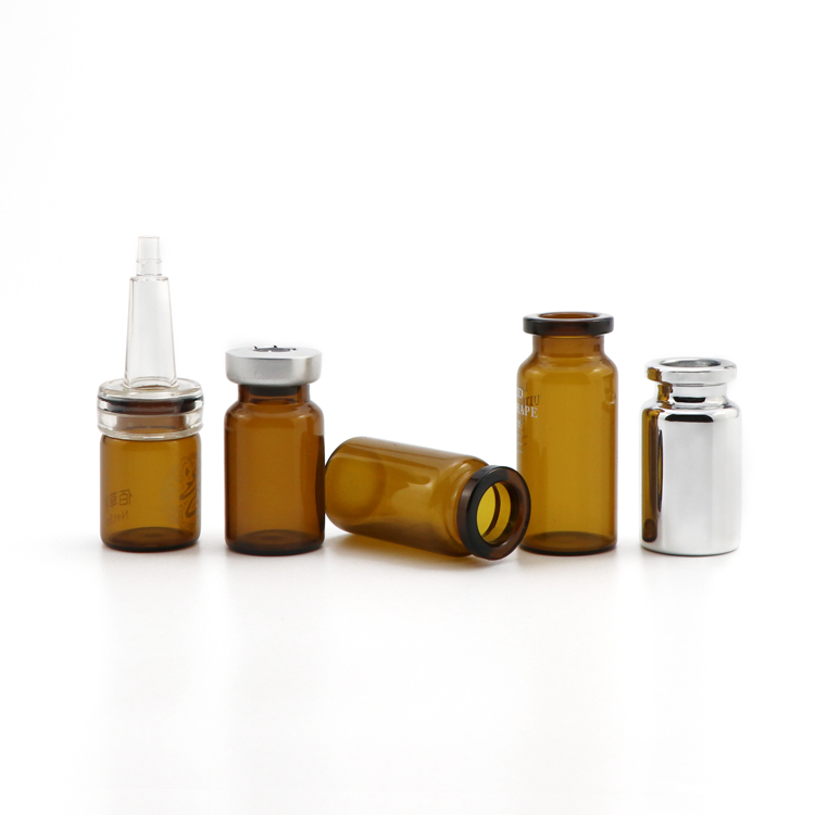 color coating surface handing mini glass vial 2ml 3ml 5ml 8ml 10ml 15ml 20ml 25ml 30ml small glass bottle with rubber