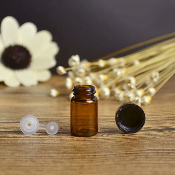 color coating surface handing mini glass vial 2ml 3ml 5ml 8ml 10ml 15ml 20ml 25ml 30ml small glass bottle with rubber