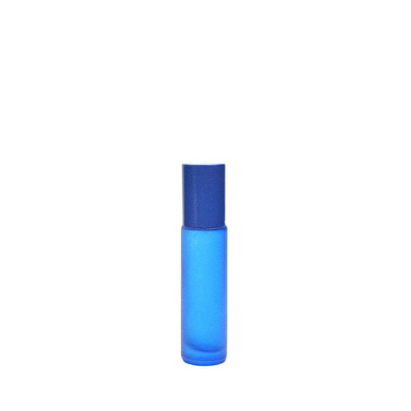 colored 10ml leak proof steel roller ball glass roll on perfume bottles