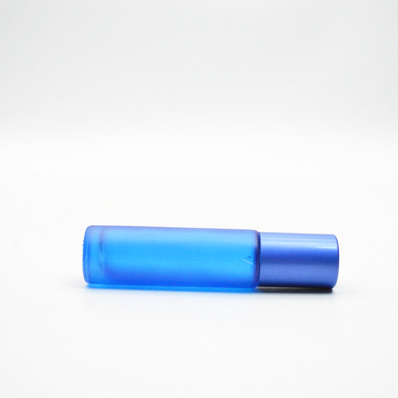 colored 10ml leak proof steel roller ball glass roll on perfume bottles