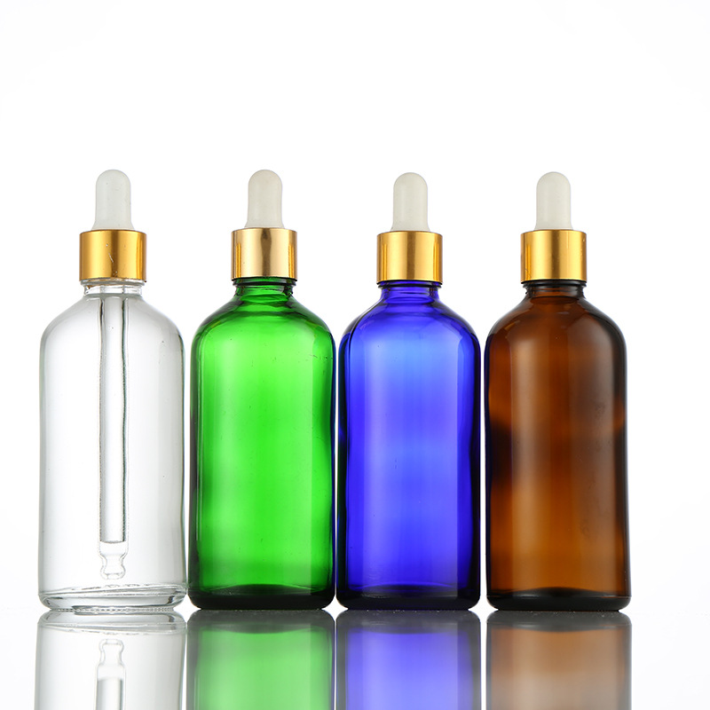 colored dropper bottle 10ml essential oil pearl glass bottle with dropper