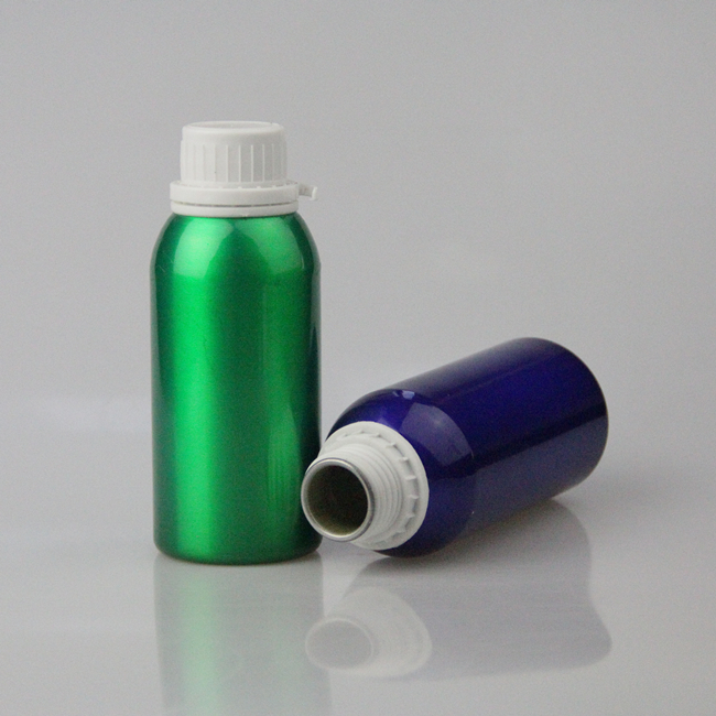 colorful aluminum essential oil bottles