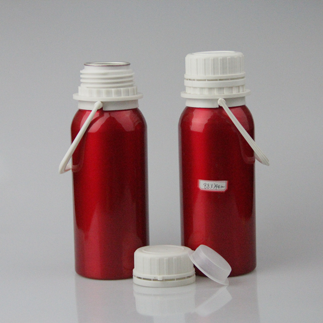 colorful aluminum essential oil bottles