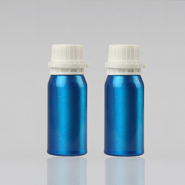 colorful aluminum essential oil bottles