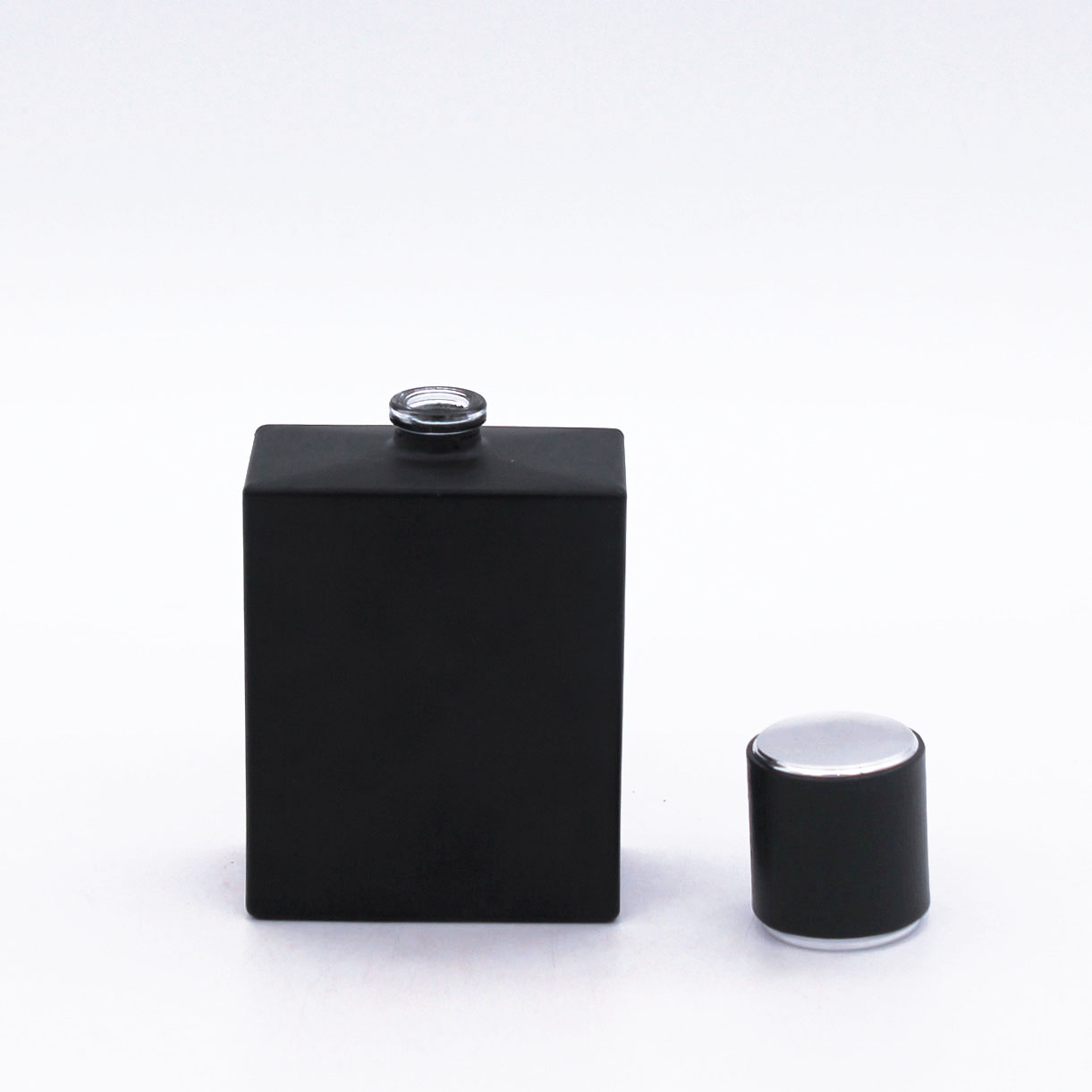 colorful high quality square rectangle glass 50ml empty perfume bottle