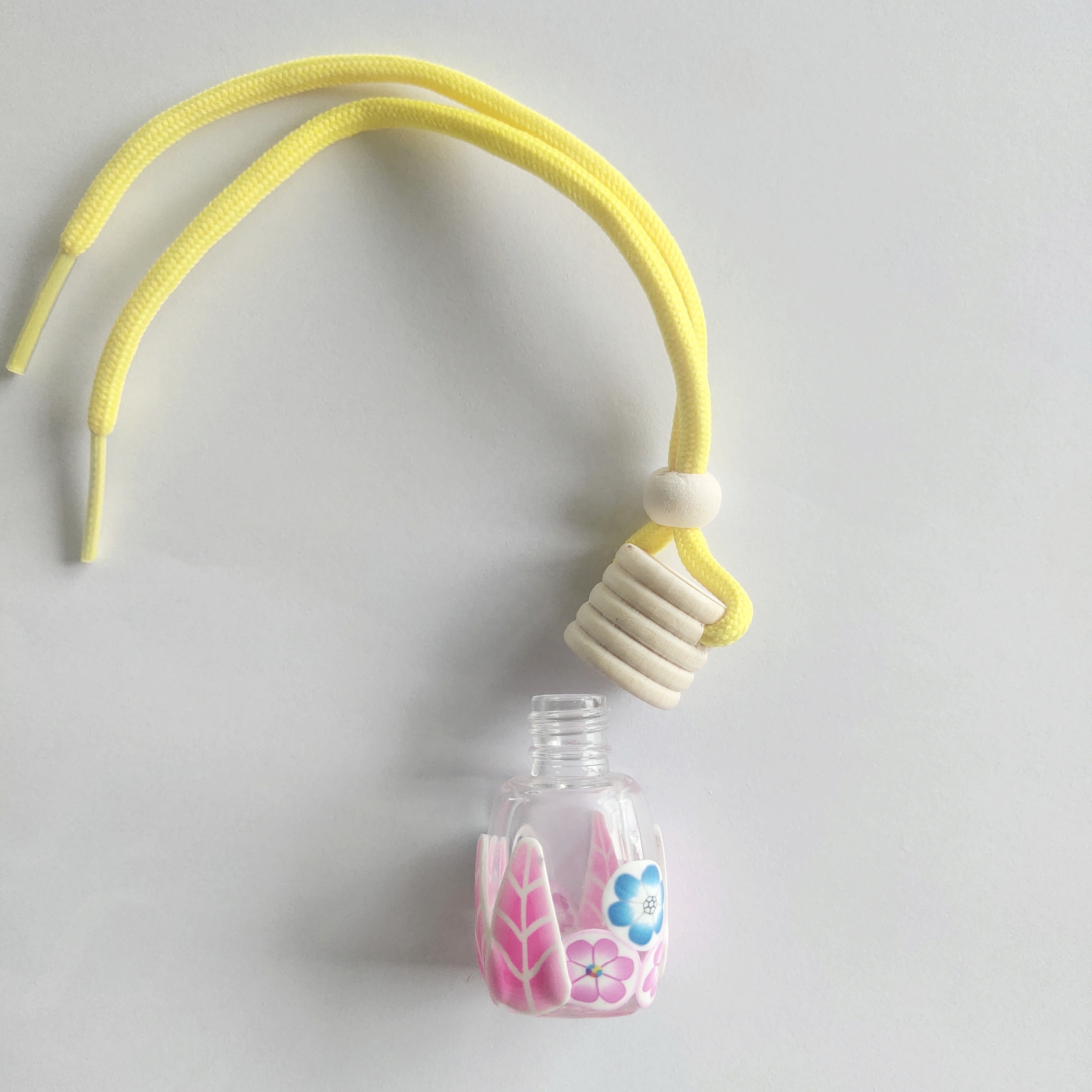 colorful new design 8ml hanging perfume bottle fragrance glass car air freshener