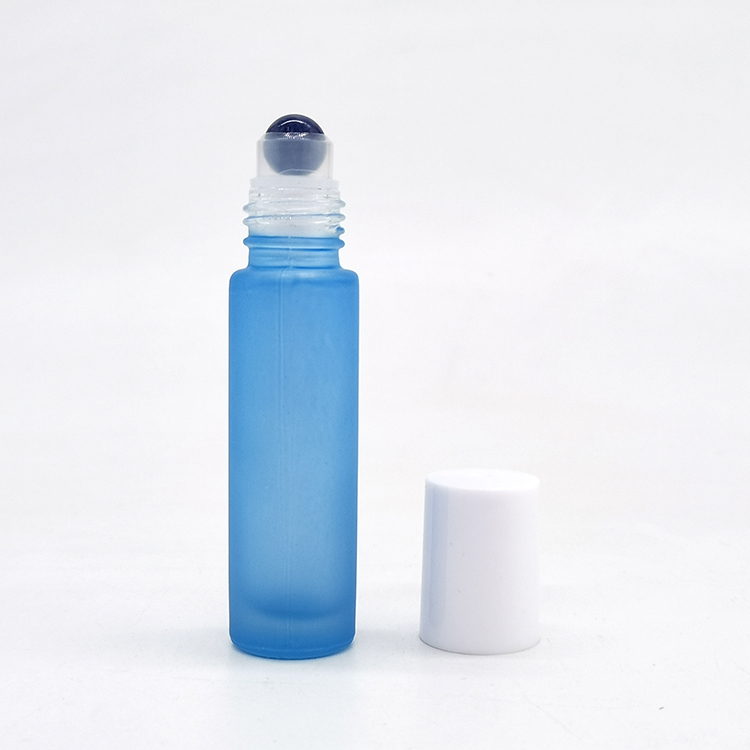 colorful roll on bottles frosted empty roller bottle with roller ball for essential oil