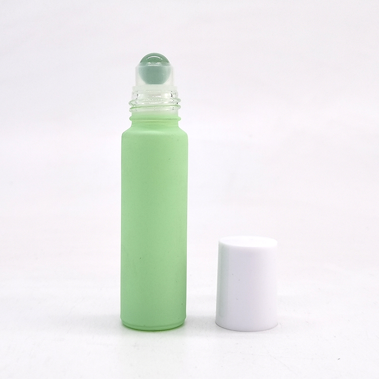 colorful roll on bottles frosted empty roller bottle with roller ball for essential oil