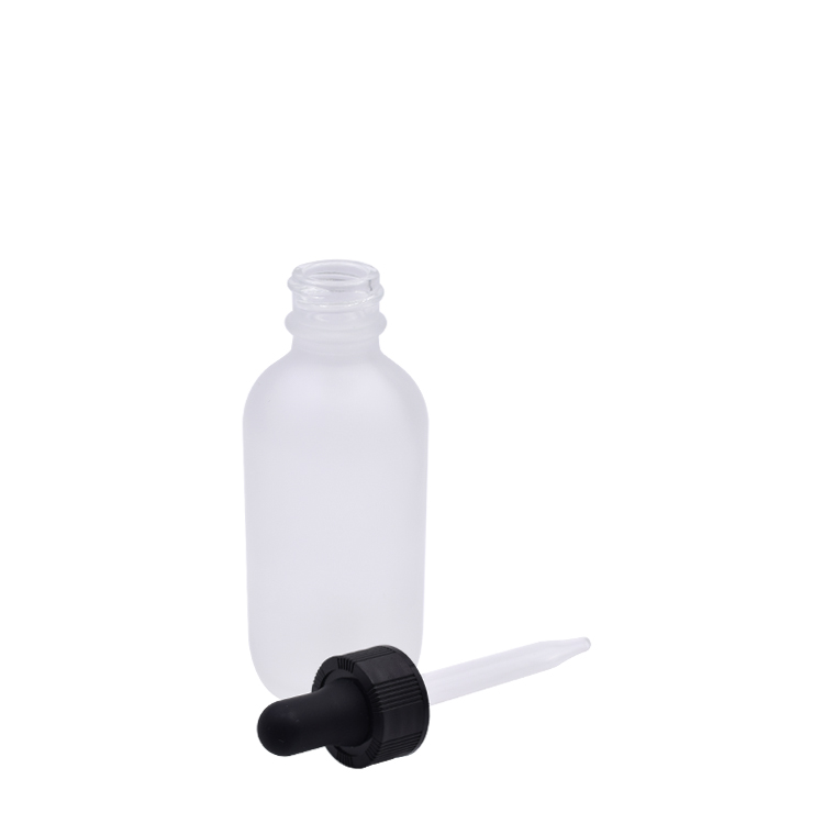common clear frosted 1/2oz 1oz 2oz 4oz 8oz 16oz boston round essential oil plastic dropper bottle for SPA