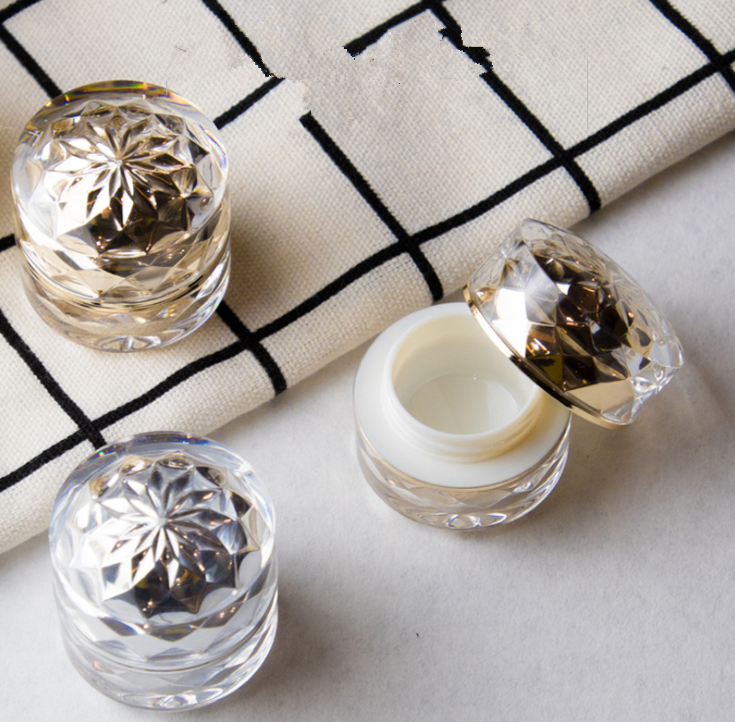 container acrylic cute small jar can ice cream slime