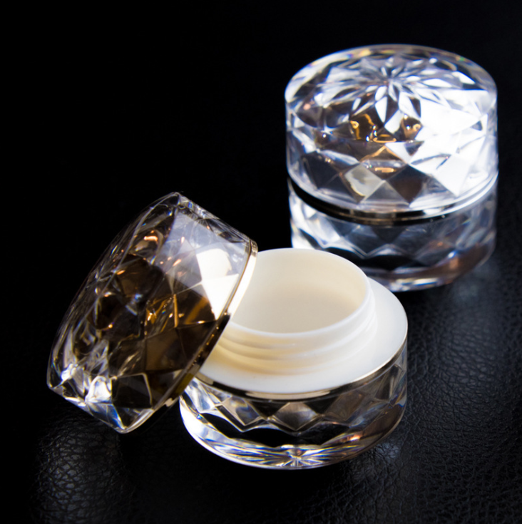 container acrylic cute small jar can ice cream slime