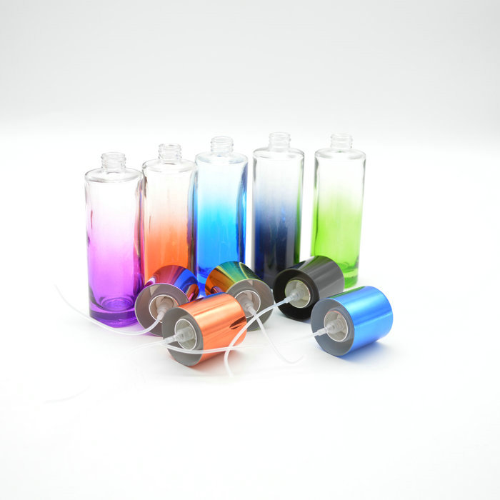 copper color bottle glass 35ml 1oz Empty Fine Mist Spray Bottles Transparent