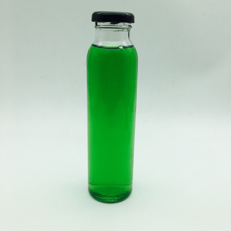 cordial glass bottle for juice and soya milk coconut milk with 38 mm lug lid 300ml