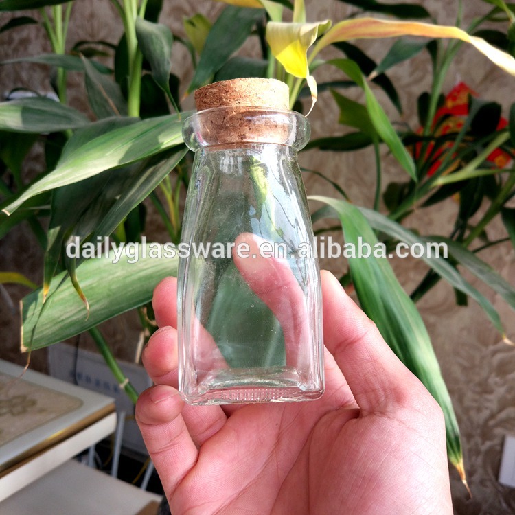 cork bottle 100ml Glass Vials With Cork Stopper 47mm Bottle Diameter