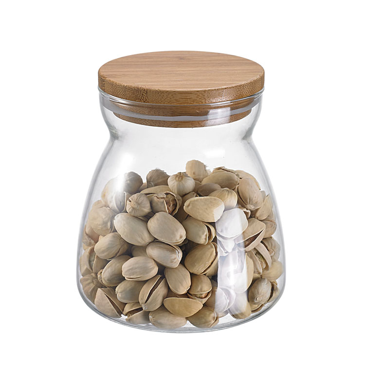 cork glass transparent airtight bottle jar and containers for spices