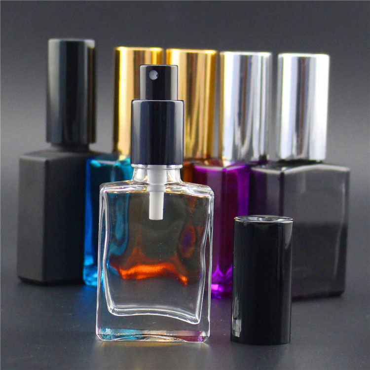 cosmetic aluminum cap perfume atomizer spray bottle perfume glass bottles