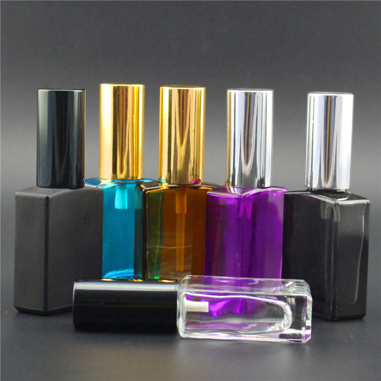 cosmetic aluminum cap perfume atomizer spray bottle perfume glass bottles