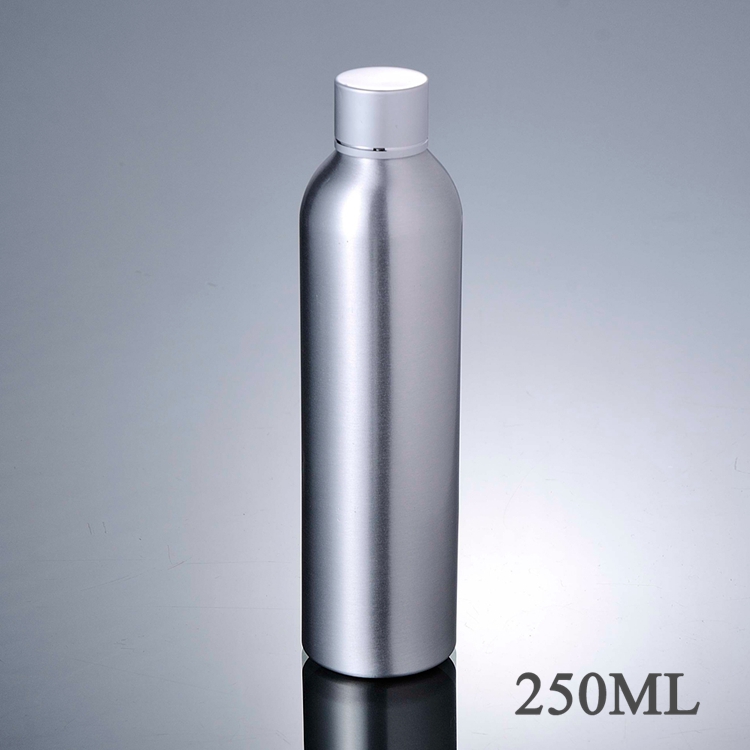 cosmetic aluminum packaging 30ml 50ml 100ml 120ml 200ml 250ml white silvery screw cap