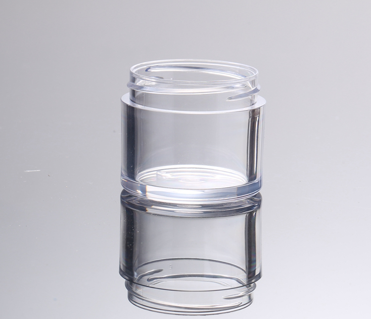 cosmetic clear cream jar 1oz 2oz 50g plastic eye jar containers for jars with lids
