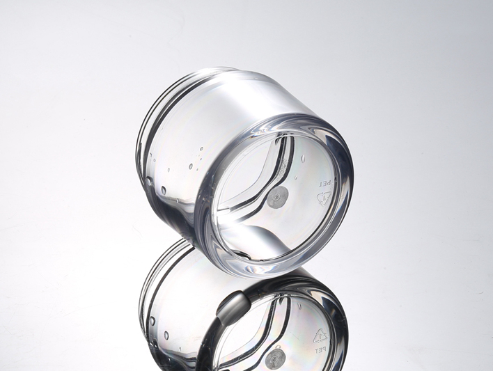 cosmetic clear cream jar 1oz 2oz 50g plastic eye jar containers for jars with lids