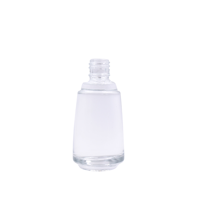 cosmetic clear glass gold lotion pump bottle for skincare lotion toner glass bottle