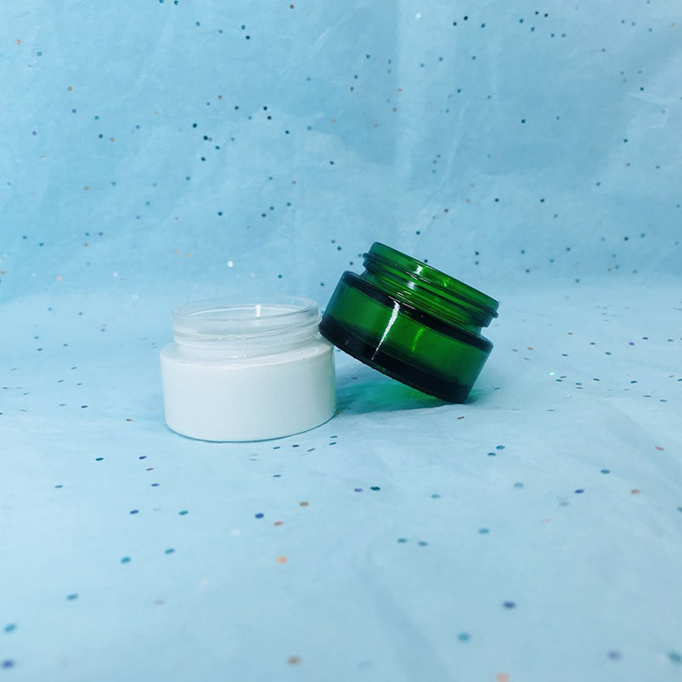 cosmetic containers 20ml 30ml 50ml glass cosmetic jar with lid