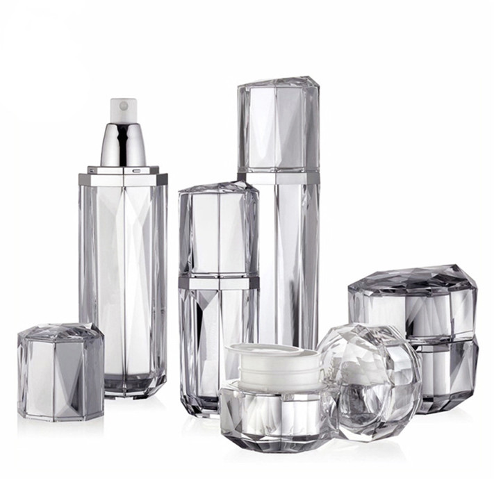 cosmetic containers acrylic jar set 5g 10g 15g 20g 30g acrylic cream jar