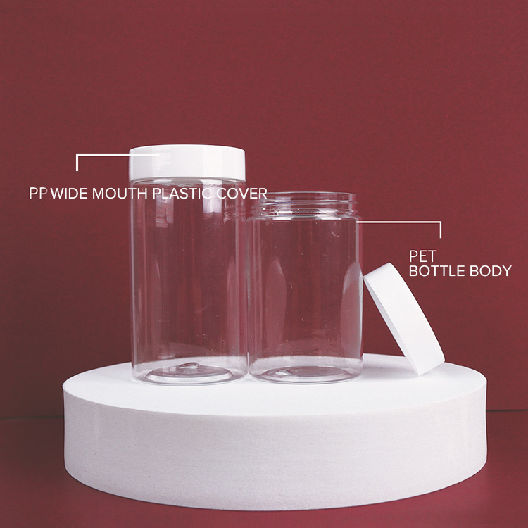 cosmetic cream clear plastic jars with lids 30ml 40ml 50ml 60ml 80ml plastic jars containers