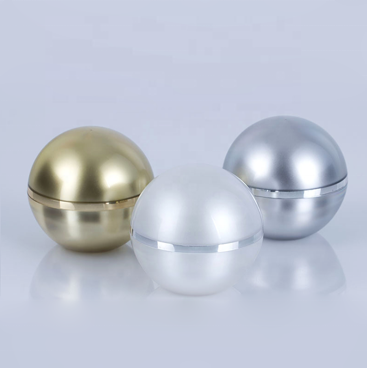 cosmetic cream container acrylic large size ball shape jar 10ml15ml  30ml 50ml100ml
