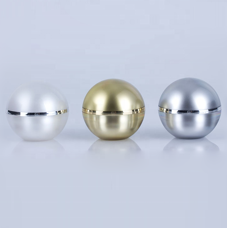 cosmetic cream container acrylic large size ball shape jar 10ml15ml 30ml 50ml100ml