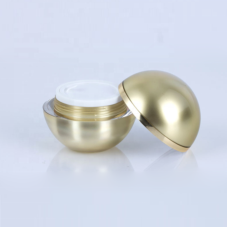 cosmetic cream container acrylic large size ball shape jar 10ml15ml 30ml 50ml100ml