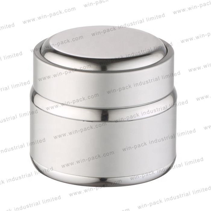 cosmetic cream sample packaging wholesale gold round 5g 15g 30g 50g 100g acrylic jar