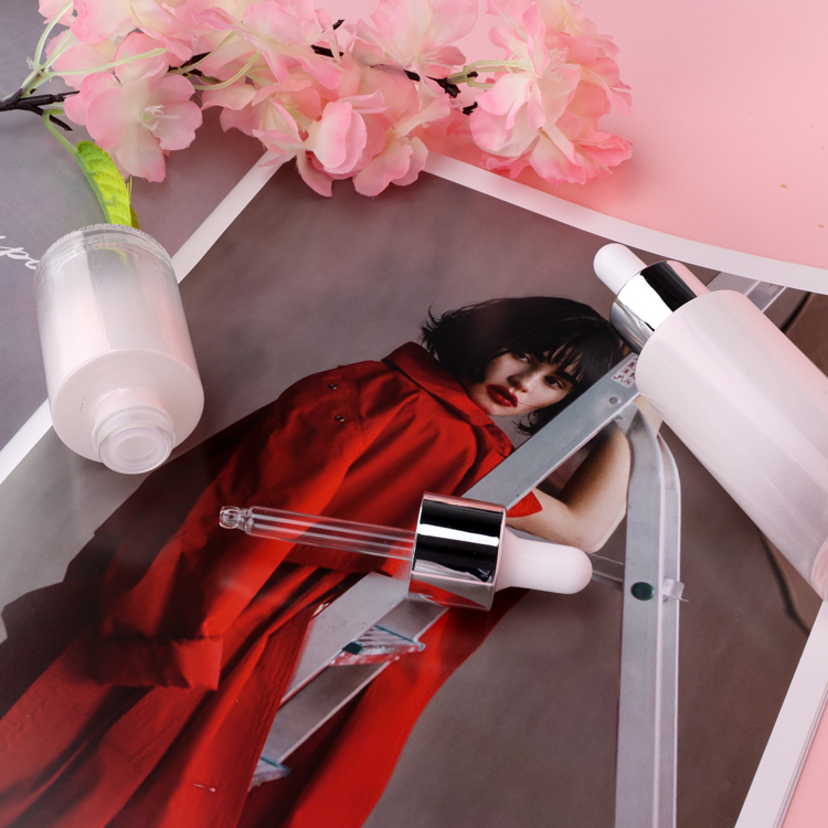 cosmetic dropper bottle 20ml 30ml 40ml 50ml 60ml 80ml 120ml Flat shoulder serum oils glass dropper bottle