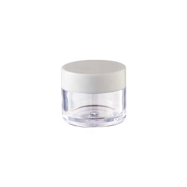 cosmetic empty 10ml plastic Face cream jars with lids cosmetic packaging box cream bottle plastic jar with jar packaging