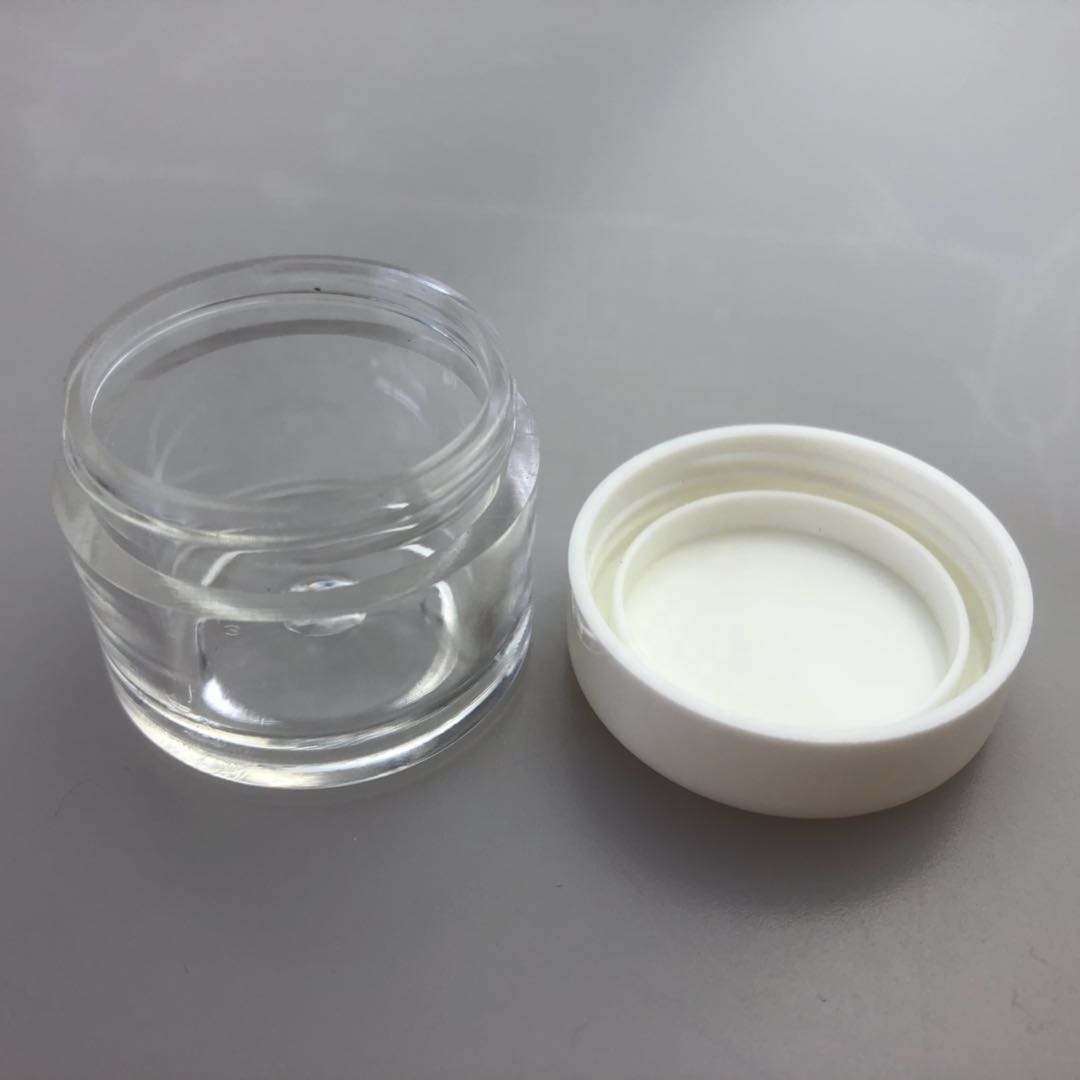 cosmetic empty 10ml plastic Face cream jars with lids cosmetic packaging box cream bottle plastic jar with jar packaging