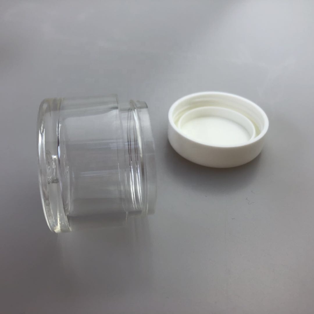 cosmetic empty 10ml plastic Face cream jars with lids cosmetic packaging box cream bottle plastic jar with jar packaging