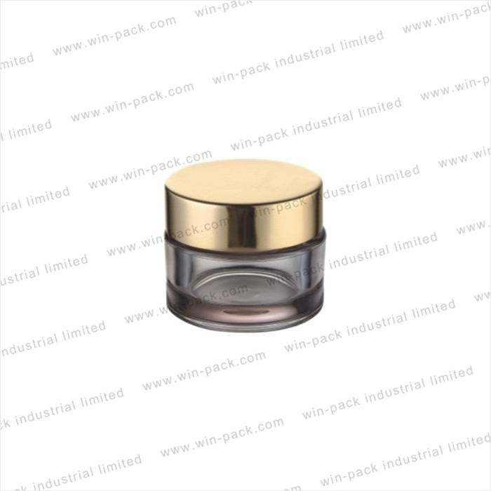 cosmetic empty 15g 30g 50g blue red round plastic jar for cream hot sale