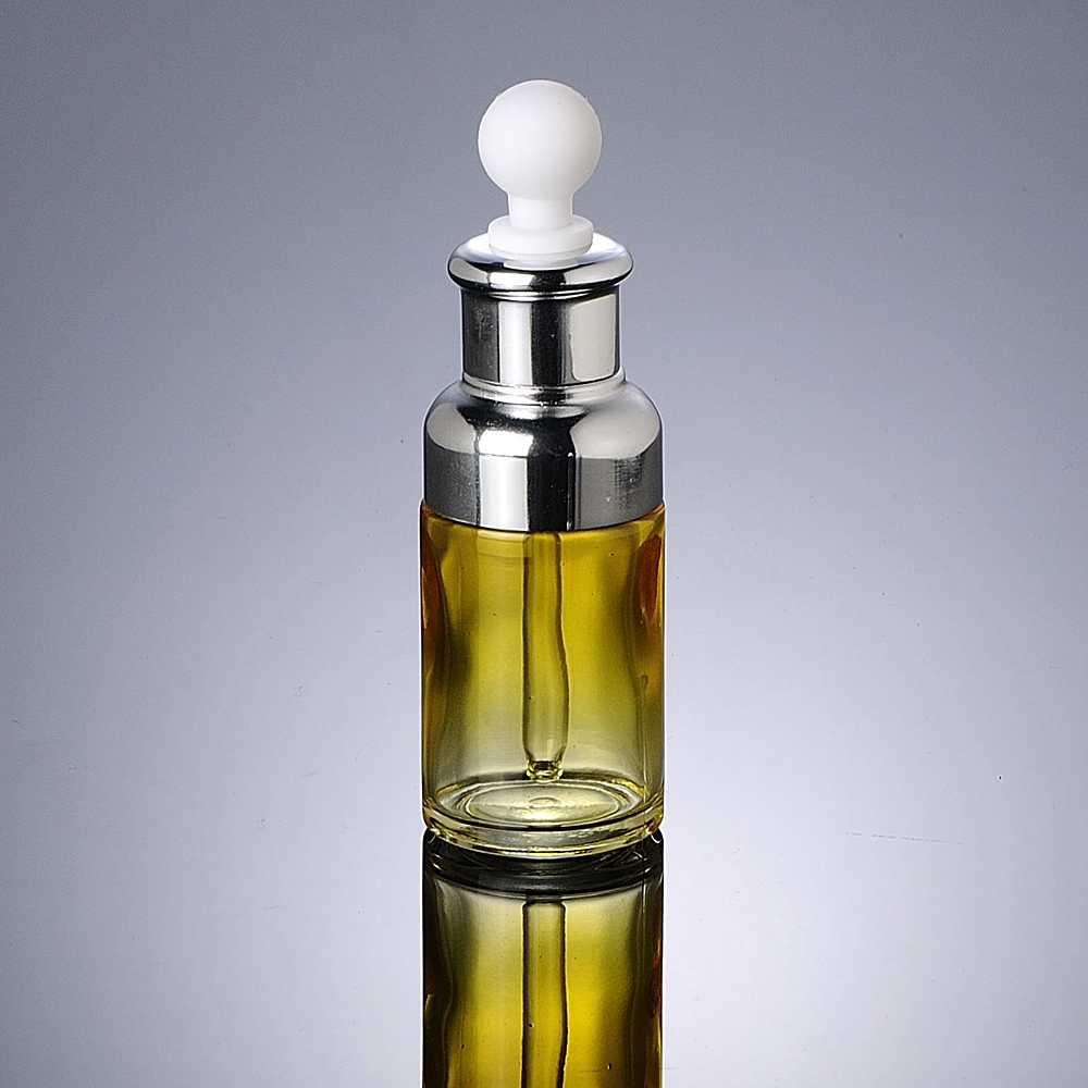 cosmetic essential oil dropper bottle white clear blue yellow 20ml 30ml 40ml glass dropper bottles